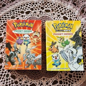 2 Pokémon Pocket Comics. Legendary Pokémon and Pokémon Black & White
